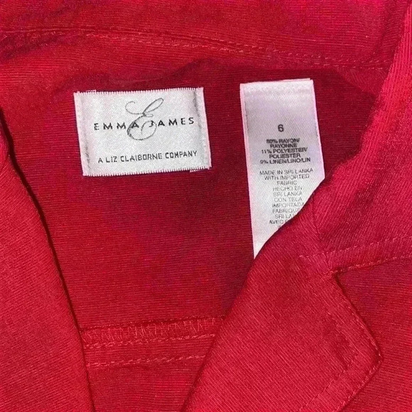 Emma James by Liz Claiborne Company Pantsuit size 8 - Picture 6 of 6